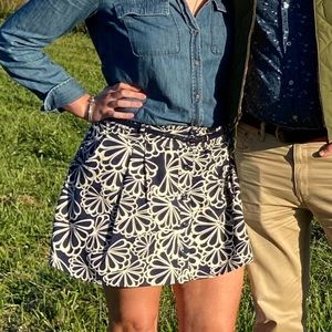 Floral Skirt - Chino Material (with pockets)